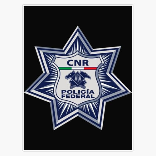 Federal Police Logo (Mexico) - Logo de la Policia Federal Classic Sticker Decal Laptop Car Window Vinyl 5"
