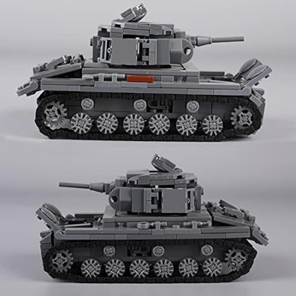ENDOT WWII Armored Vehicle Series pansarmodell blockset, pedagogisk leksak kompatibel med Lego