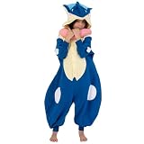 SAZAC Pokemon Greninja Kigurumi Onesie - Halloween Costume for Kids (7-9) - Cosplay Jumpsuit