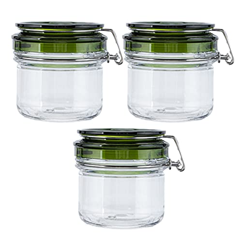 POPETPOP 9 St Lufttät Burkförpackning Flaska Förseglad Burk Provflaska Mini Reseflaskor Klara Plastburkar Tomma Ansiktskrämkrukor Lermasker Burk Salvor Burkar Skruvlotionburk Glasflaska