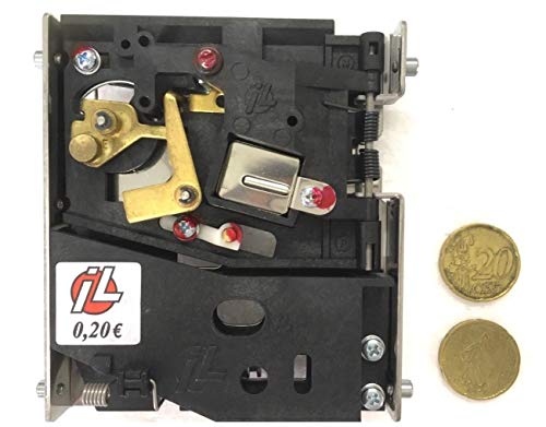 Monnayeur flipper mécanique 20 cts | Pièce détachée jeux de café vintage