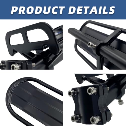REYGEAK Rear Bike Rack Retractable Bicycle Cargo Rack Quick Release Aluminum Alloy Bicycle Carrier 15.5 lbs Bicycle Rear Rack Bag Set Reflective Bike Panniers Ideal for Birthday Presents