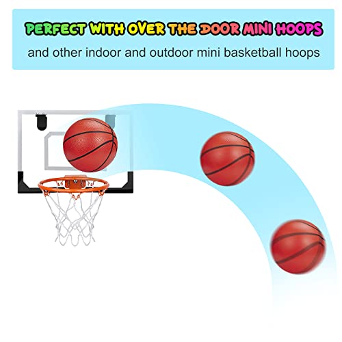Iyoyo Mini Basketballs,3 Pack 6" Small Basketball Set With Pump Durable Pvc Basketballs For Mini Basketball Hoop Mini Toy Basketball For Toddlers Kids Teenagers For Pool, Indoors, Outdoors #TOP2