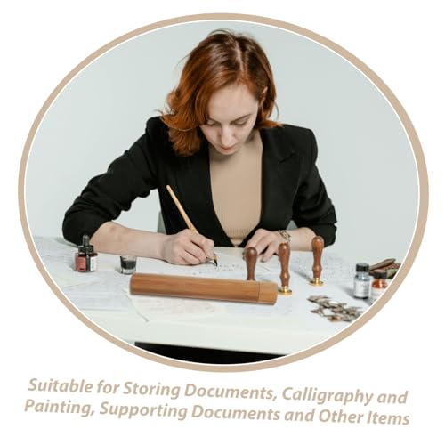 FUNNETOYU Versandröhre Robustes Plakatrohr für Kunstwerke Dokumente für Sicheren Transport und Langfristige Lagerung von Zeichnungen und Postern