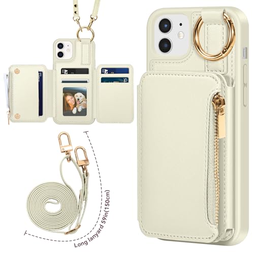 Coque iPhone 12 Pro Kuafcase finition blanc vieilli mat