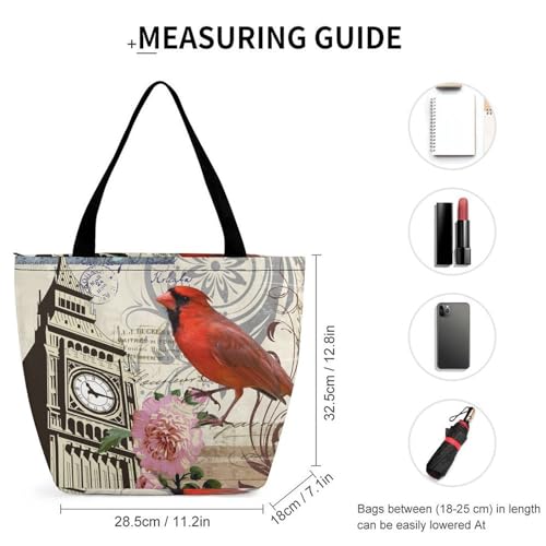 Sac de shopping oiseau fleur pour femme : fini le manque de place en voyage