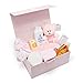 Produktbild Baby Box Shop - Baby Shower Baby Party Geschenke und das Notwendig-ste für Neugeborene - Neugeborenen Set Mädchen - Teddybär und rosa Aufbewahrungsbox inklusive - Baby Geschenk Mädchen