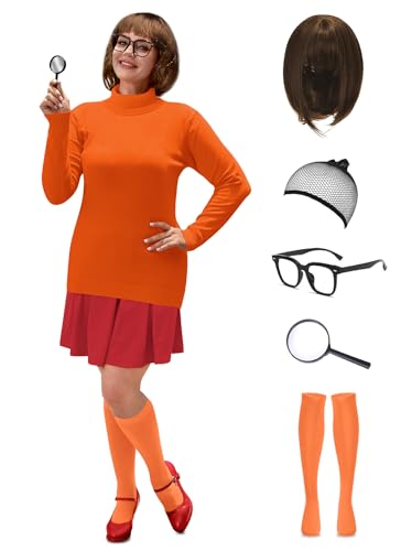 For G and PL Women's Halloween 7 Pcs Velmma Classic