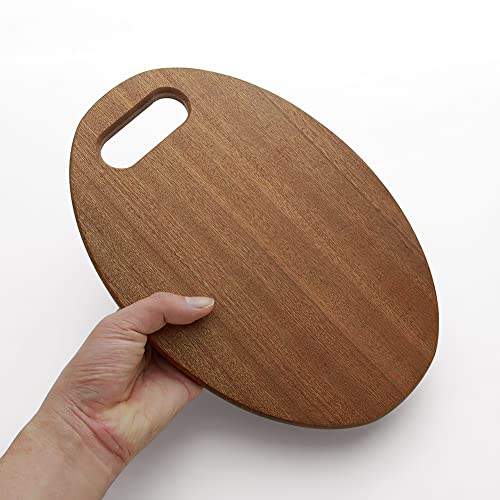 Wood Cutting Boards, Round Cutting Board, Cheese Boards Chopping Board, Hanging Wood Cutting Board Small Wooden Butcher Block Wooden Cutting Boards For Kitchen(14" X 10.2" ) #TOP2