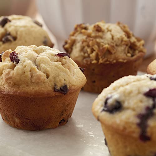 Wilton Forma de muffins e cupcake de silicone Easy-Flex, 6 xícaras