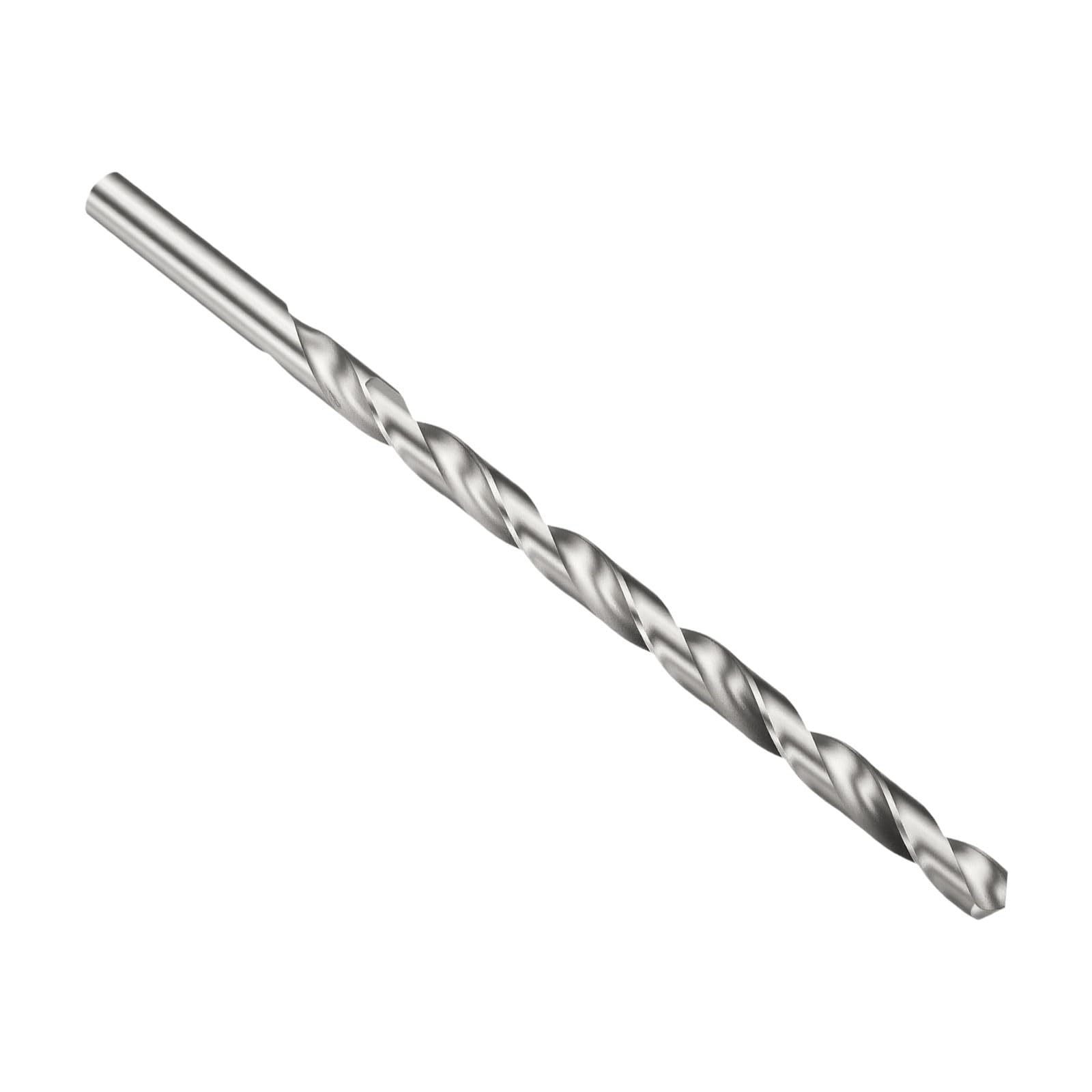 PATIKIL 12.5mm Drill Bit, 250mm Extra Long Straight Shank Bits M2 High-Speed Steel 135° Uncoated for Stainless Steel Hard Metal