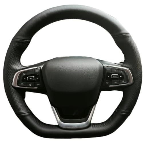 YUSCAMXF Leather Car Steering Wheel Cover for Chery Tiggo 7 Pro 2020-2021 for Tiggo 8 Plus 2022-2024 for 4 5 3 2 T11