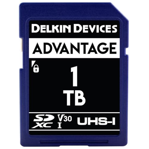 Tarjeta SD 1TB Delkin Devices Advantage UHS-I V30 para grabación continua