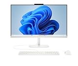 HP OmniStudio 27-cv0205ng All-in-One KI PC, 27 Zoll Entspiegeltes IPS Display, AMD Ryzen 5, 16 GB LPDDR5, 1 TB SSD, AMD Radeon Grafik, Windows 11 Home, QWERTZ Tastatur, Cotton White