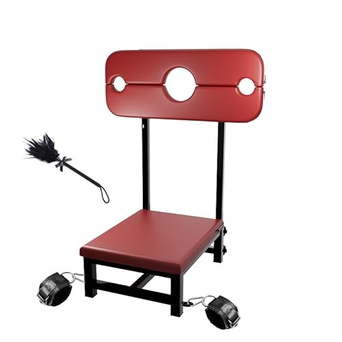 Bondage Chair with Adjustable Height Position for Bedroom,Updated and Enhancer Chair Bench,Table for Couples Easy to Boost Couples Adult Games Sunglasses FS-21220