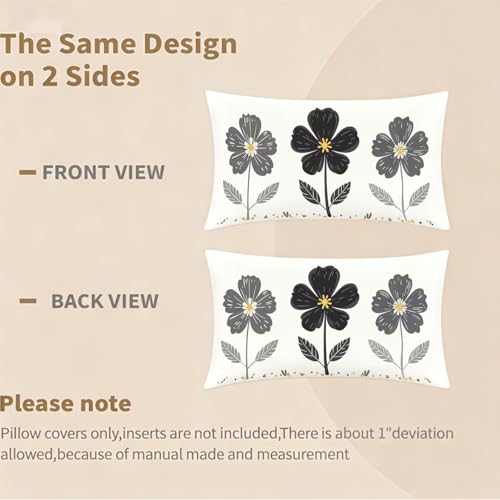 Housse coussin 50x70 antitache velours gris double face géométrique - 6