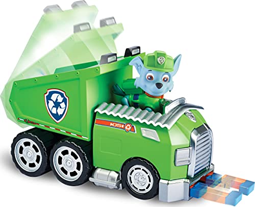 Paw Patrol – Rocky’s Recycle Dump Truck Vehicle With Rocky Figure #TOP3