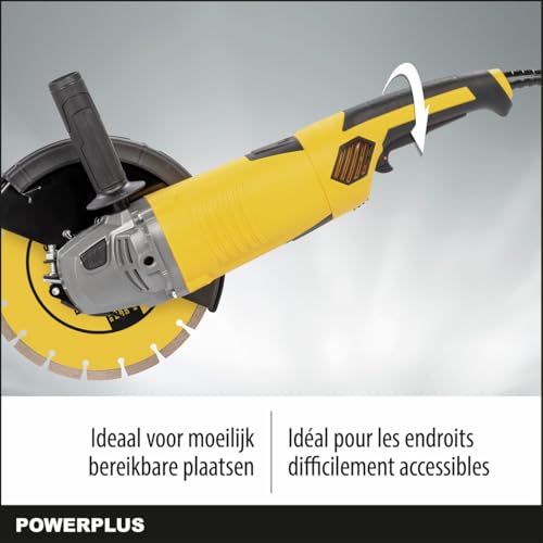 Meuleuse d'angle pour couper béton et métal sans effort avec le set 750W 2000W - 7