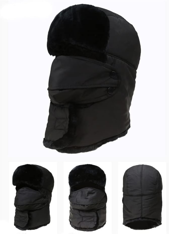 Winter Hat Men Lei Feng Neck Outdoor Warm Female Cotton Thickened Cold
