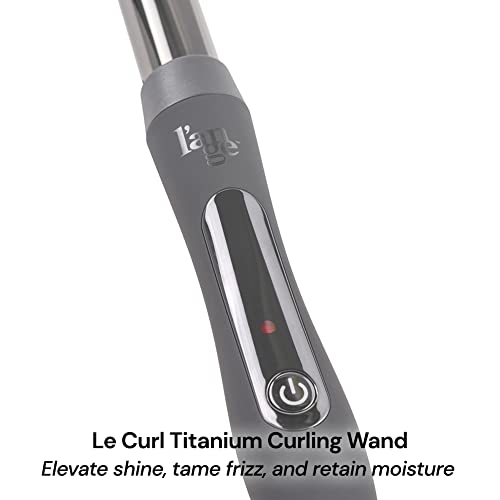 L'ANGE Hair Le Curl 25 MM Titanium Curling Wand | Professional 1 Inch Curling Iron for All Hair Types | Clip Free Hair Curler | Best Curling Wand for Tighter Curls & Beach Waves - image 3