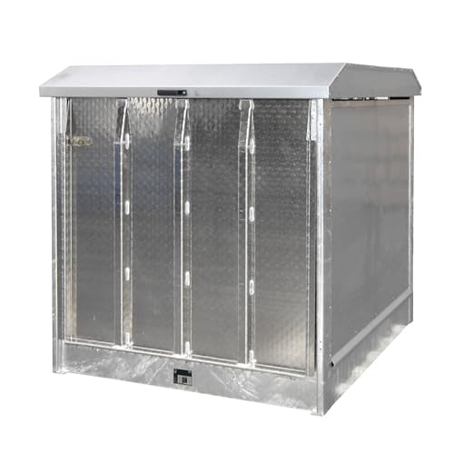 Gefahrstoff-Depot 1440x1500x1460 mm mit abklappbarer Vordertür