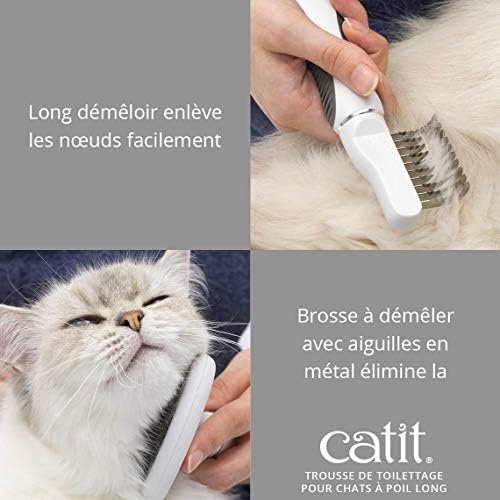 Catit Kit De Toilettage Pour Chats A Poils Longs Amazon Fr Animalerie