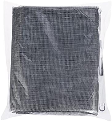 Cieex Insect Screen for Windows 2Pcs 200x200cm Fiberglass Screen Mesh with Cleaning Brush, Cuttable Screens DIY for Windows Doors Protect Family Away from Insect and Bug (Grey)
