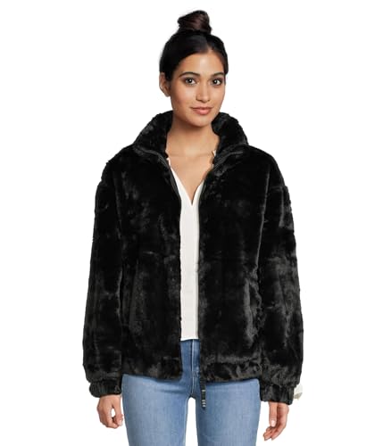 UGG Women's TASH Faux Fur Jacket, Black