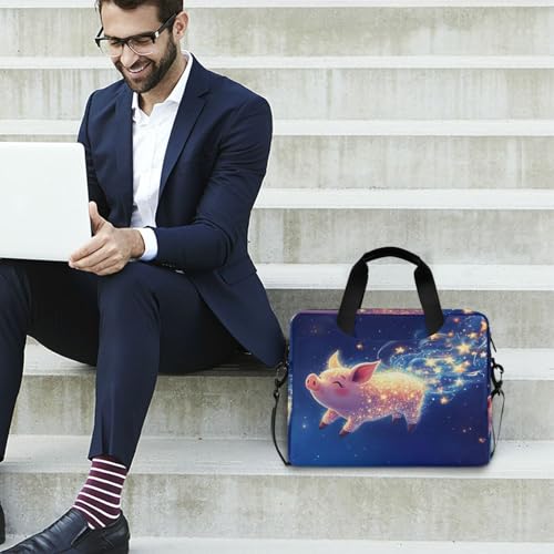 Maletín para laptop 15.6 pulgadas con asa y correa miniatura 3