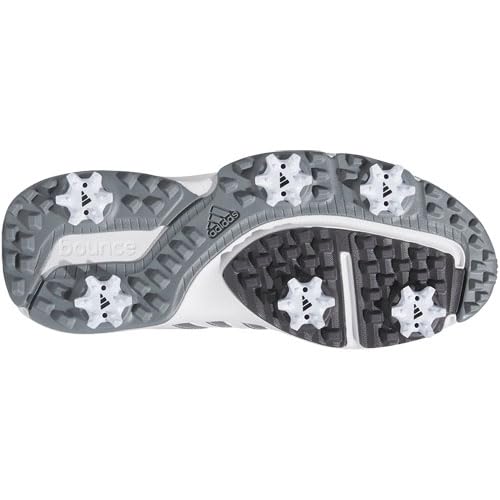 adidas Youth Tour360 24 BOA Golf Shoes, Footwear White/Silver Metallic/Iron Metallic, 5.5 Kids by adidas - Image 3