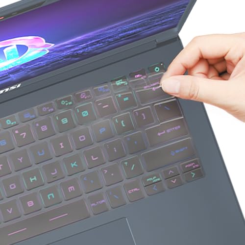 Protector para teclado MSI Stealth 14 TPU ultrafino miniatura 4