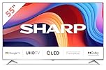 Sharp 55GP6260E GOOGLE TV™ 55" 4K ULTRA HD QLED. Google TV™ 4K Ultra High Definition Frameless Quantum Dot con eccezionali funzionalitàmultimediali.
