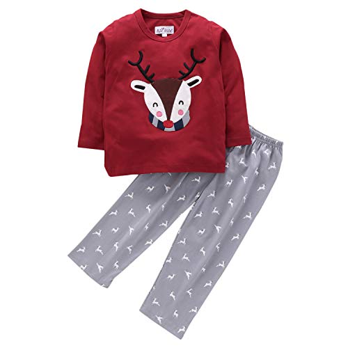 Image of NITE FLITE Boy's & Girl's Cotton Printed Top and Pyjama Set Pack of 1