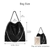 Wivmypog Damen Handtasche Frauen Kunstleder Kettentasche Umhängetaschen Schultertasche Große Hobo Taschen Casual Tote Bag #3