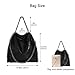 Imagen de Wivmypog Bolso para mujer Bolso Bandolera Cadena Para Mujer Negro Bolso de Bandolera para Mujer Bolso de Hombro Grande Hobo