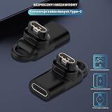 NEWZEROL Adapter USB C Kompatybilny z Vívoactive 6/5/4S, Garmin Kabel do Ładowania Zegarka Fenix 8/8 Solar/7/6, Forerunner 570/970/165/955/965, Venu 3S/2S, Epix2-Czarny