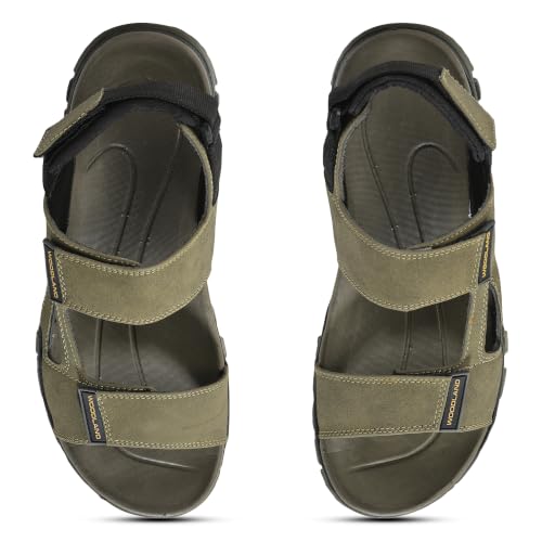 Image of Woodland Men's Camel Polyurethane Sandals-UK-5 (EURO 39)