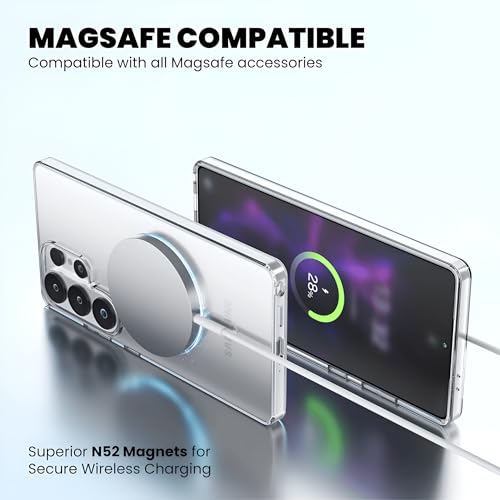 Image of Anti-Yellow Clear Case for Samsung Galaxy S26 Ultra | UV Shield Technology | Zero-Yellowing Formula | Drop Protection (TPU + Polycarbonate | Crystal Clear)