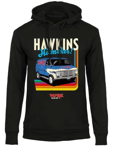 Sweat à capuche Stranger Things WSQK Van regular en coton pour adulte
