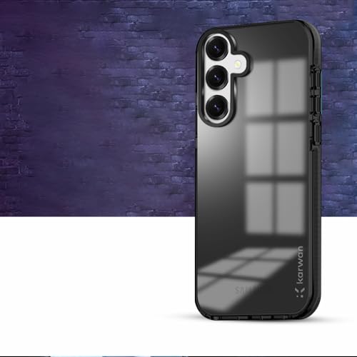 Image of KARWAN Back Cover|Samsung Galaxy S25 Back Cover |Polycarbonate Material| Full Camera Protection |Perfectly Fit| Case for Samsung Galaxy S25 - Black