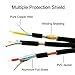 PASOW 3 RCA Cable Audio Video Composite Male to Male DVD Cable (10 Feet)