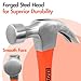 LOZAGU 5-Piece Hammer Set, 2LB Dead Blow Hammer | 16oz Claw Hammer | 16oz Rubber Mallet | 35mm Double-Faced Soft Mallet | 8oz Small Hammer
