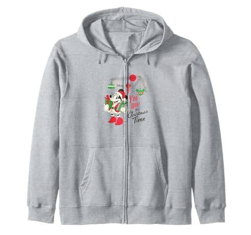Sweat à capuche Disney de Noël avec Minnie Santa pour femmes