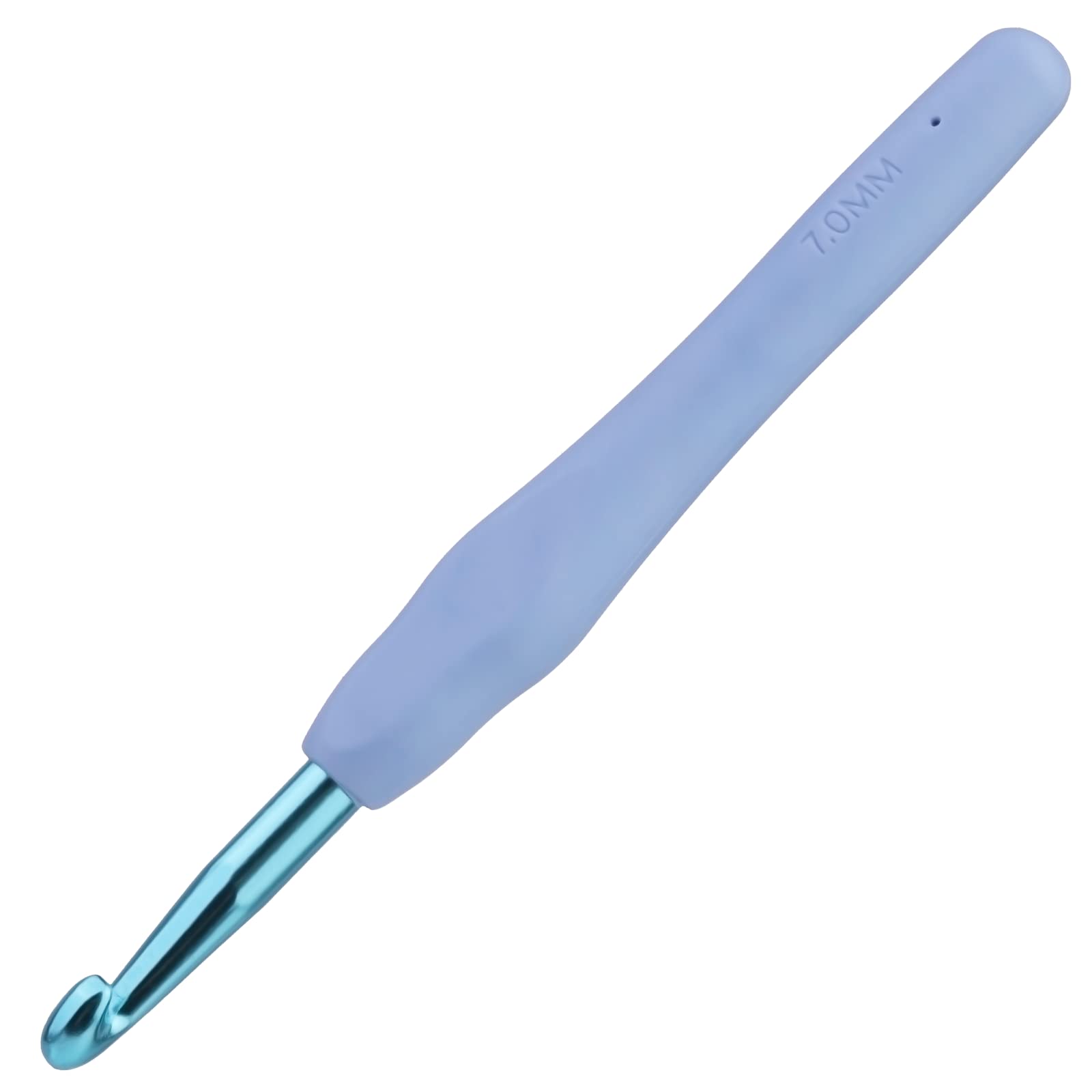 Benlay 7.0 mm Häkelnadeln Zum Häkeln Und Stricken, Ergonomische Häkelnadeln Mit Weichen Griffen Für Arthritische Hände, Leichtes Und Bequemes Häkelwerkzeug, Häkelwerkzeug Für Strickanfänger
