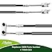 Roykaw EZGO Golf Cart Brake Cable Set, Both Driver & Passenger Side for TXT/Medalist 1994-Up Gas/Electric Models, Replaces OEM # 70716-G03, 70273-G03, 70969-G03