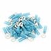 Tool parts 50Pcs RV2-6 HeatShrink Electrical Shrinkable Wire Solder Terminals AWG16-14 Blue
