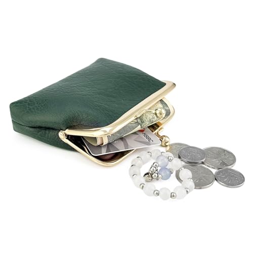 Image of Cute Floral Buckle Coin Purses Vintage Pouch Kiss-lock Change Purse Wallets