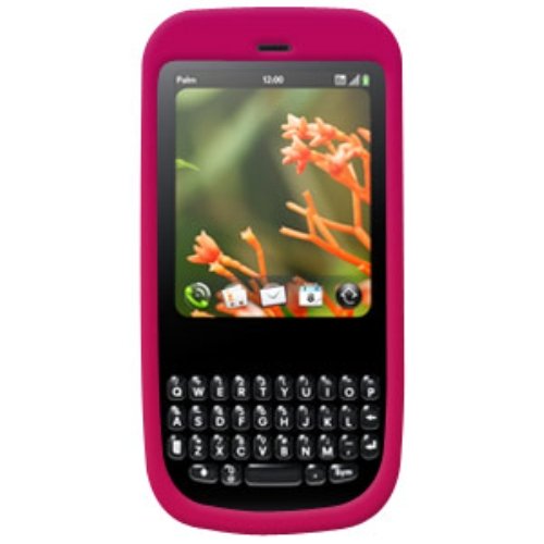 Amzer Rubberized Snap-On Crystal Hard Case for Palm Pixi - Hot Pink