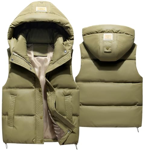 Gilet gilet en duvet à capuche doudoune sans manches garçon veste chaude hiver 120