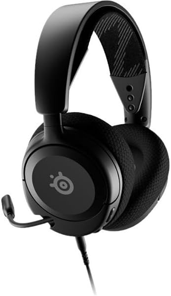 SteelSeries Arctis Nova 1 Multi-System Gaming Headset — Hi-Fi Drivers — 360° Spatial Audio — Comfort Design — Durable — Ultra Lightweight — Noise-Cancelling Mic — PC, PS5/PS4, Switch, Xbox - Black - 3